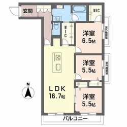 シャーメゾン　ルート３３の物件間取画像